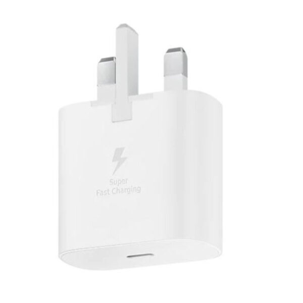 SAMSUNG 25W ADAPTER W/O CABLE BLACK 3 PIN NEW VERSION - Image 2