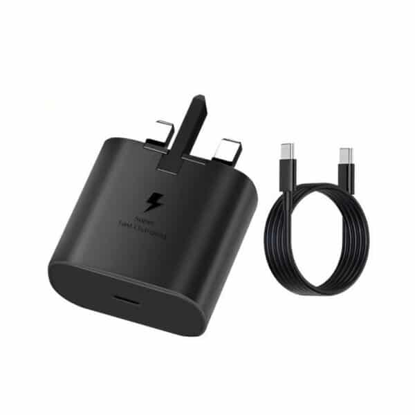 SAMSUNG 45W TRAVEL ADAPTER 1.8M C2C CABLE BLACK 3 PIN